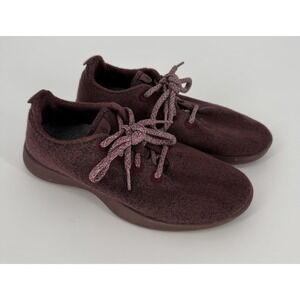 Allbirds Wool Runner Women's‎ Running 8M Shoes Maroon Red Sneakers Athletic